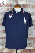 Ralph Lauren POLO 랄프로렌 폴로 노르웨이 빅로고 PK 카라반팔 티셔츠 (가슴 173~179) - o206