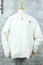 ADIDAS 아디다스  화이트 바람막이 점퍼(2XL)  (가슴 110 ~115 , 키 180~190) - o134