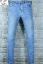 PLAC JEANS 플랙진 NEU KURZ  연청 릴렉스 슬림 스판 크롭데님  (허리 32, 키 170이하) - b419