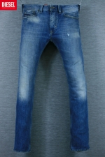 DIESEL 디젤 THANAZ 타나즈 WASH - 00073V 빈티지 워싱 스트레이트 슬림핏 (허리 32, 키 175이하) - b546