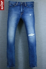 LEVI'S 리바이스 512 - 0069 빈티지 워싱 스크래치 스트레이트 스판 슬림핏  (허리 33, 키 176이하) - b556