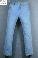 PLAC JEANS 플랙진 I WANT 스트레이트 스판 와이드 핏 (허리 32, 키 179 이하) - b558