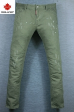 Dsquared2 디스퀘어드2  스크래치 카키 스판 슬림핏 (허리 36, 키 180이하) - d805
