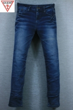 GUESS 게스 프리미엄 블랙패치 스판 스트레이트 슬림핏 (허리 32, 키 178이하) - b565