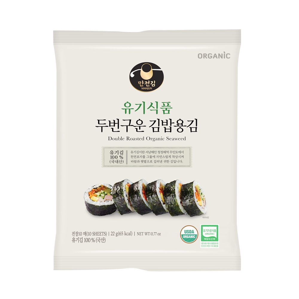 유기농 두번구운김밥김 10매 22g