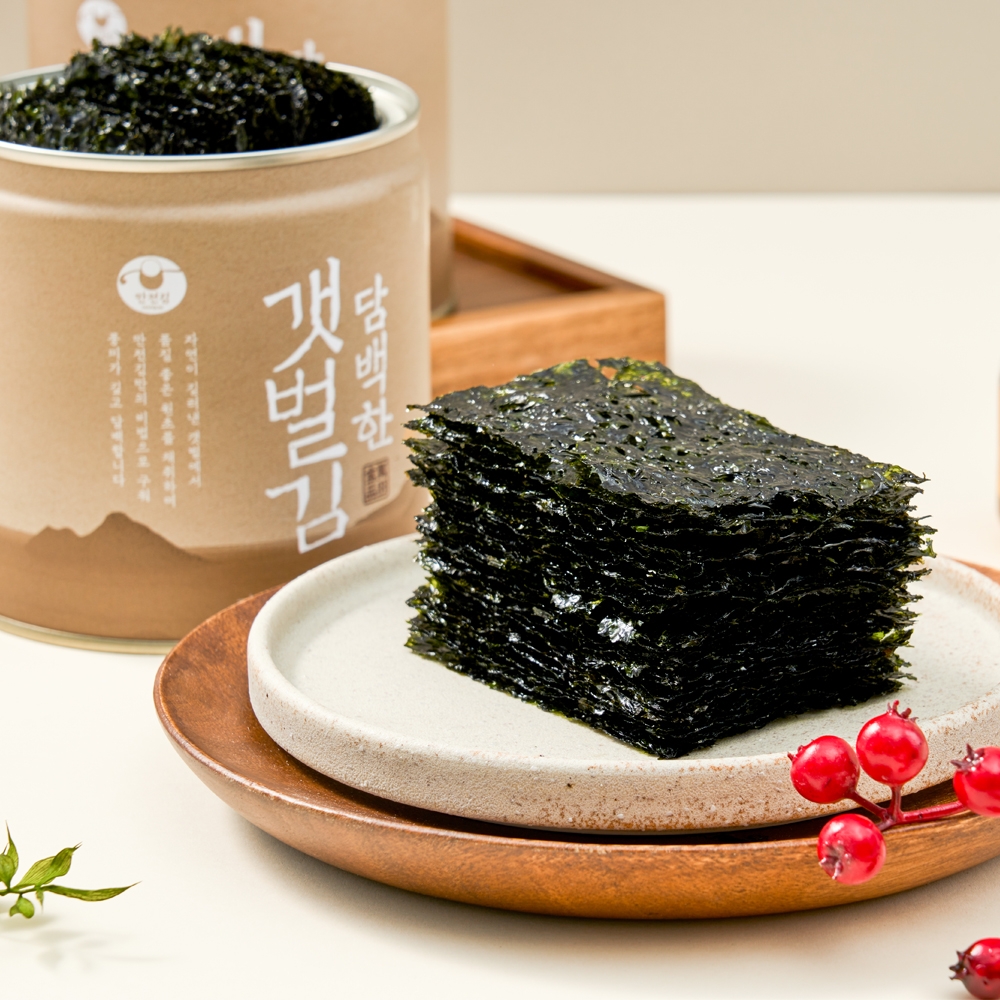 담백한 갯벌김도시락김 캔 30g