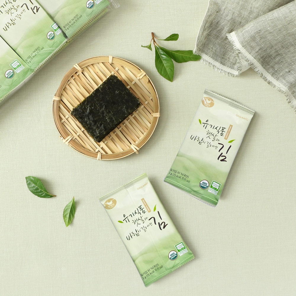 유기농 햇살과 바람이 길러낸김조미 도시락김 3g x 16봉
