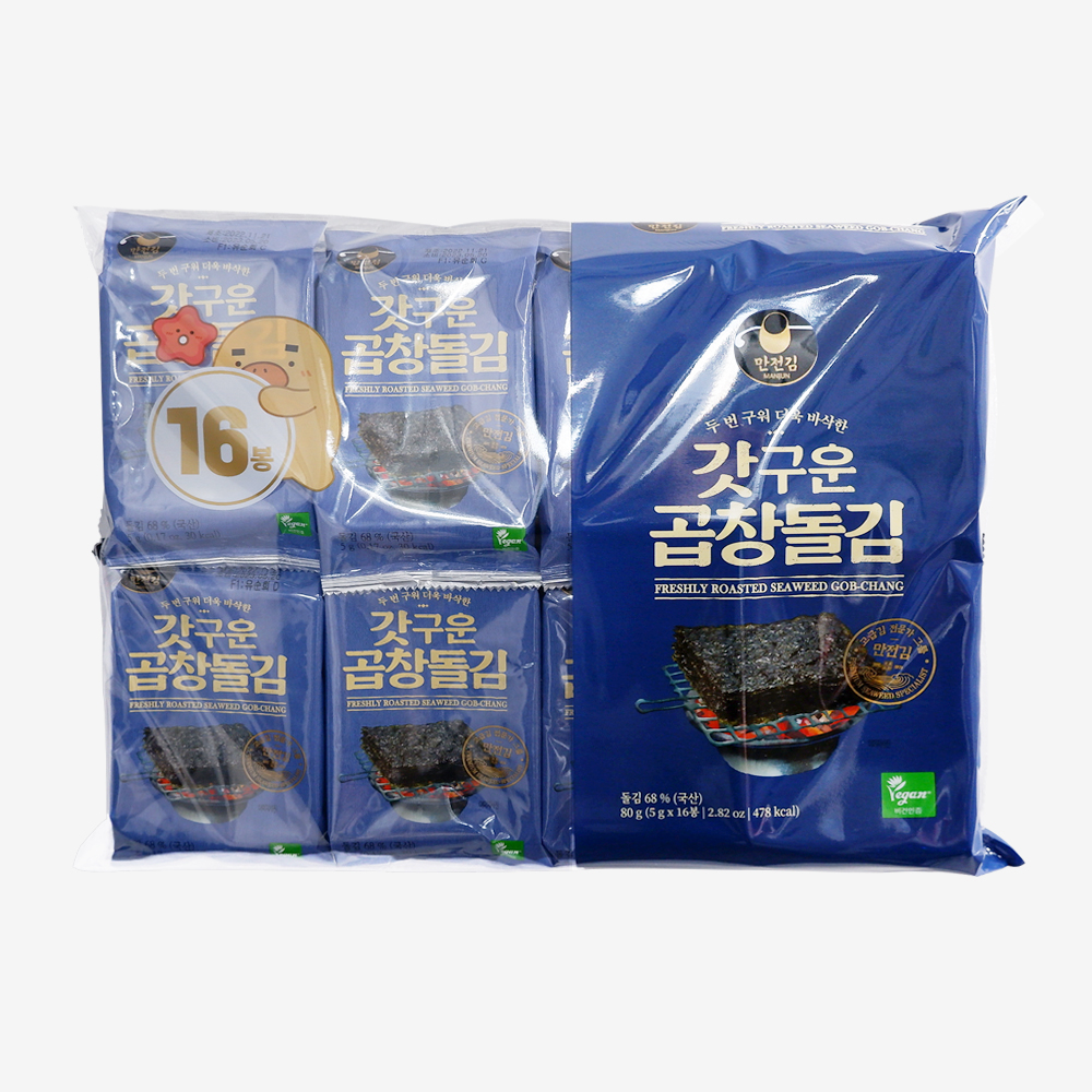 갓구운 곱창돌김도시락김 5g x 16봉