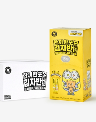 미니언즈 한끼한포 스틱 김자반10g x 15봉 1Box (20입)