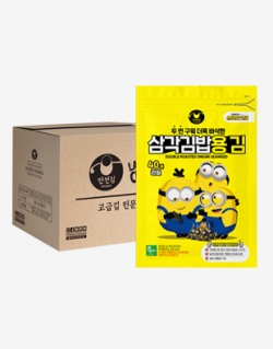 미니언즈 삼각김밥김 리필용 40매48g 1Box (15입)
