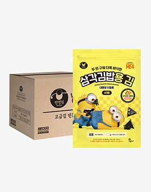 미니언즈 삼각김밥김 리필용 40매48g 1Box (15입)
