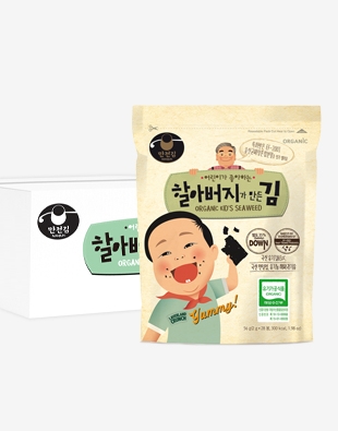 유기농 할아버지가 만든 아기김2g x 28봉 1Box (15입)