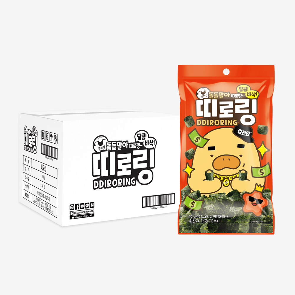 [대용량] 띠로링 10g 1box (36입)