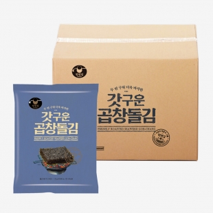 [대용량] 갓구운 곱창돌김 전장25g x 5봉 1Box (20입)