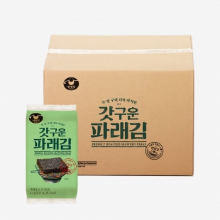 [대용량] 갓구운 파래김 도시락김4.5g x 16봉 1Box (14입)