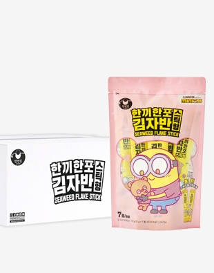 [대용량] 미니언즈 한끼한포 스틱 김자반10g x 7봉 1Box (30입)(제품리뉴얼)