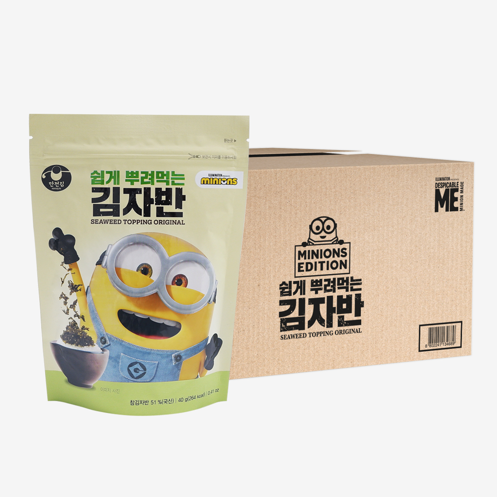 [대용량] 미니언즈 쉽게 뿌려먹는 김자반 40g 1Box (30입)