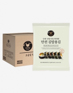 [대용량] 두번구운 김밥김 10매25g 1Box (50입)