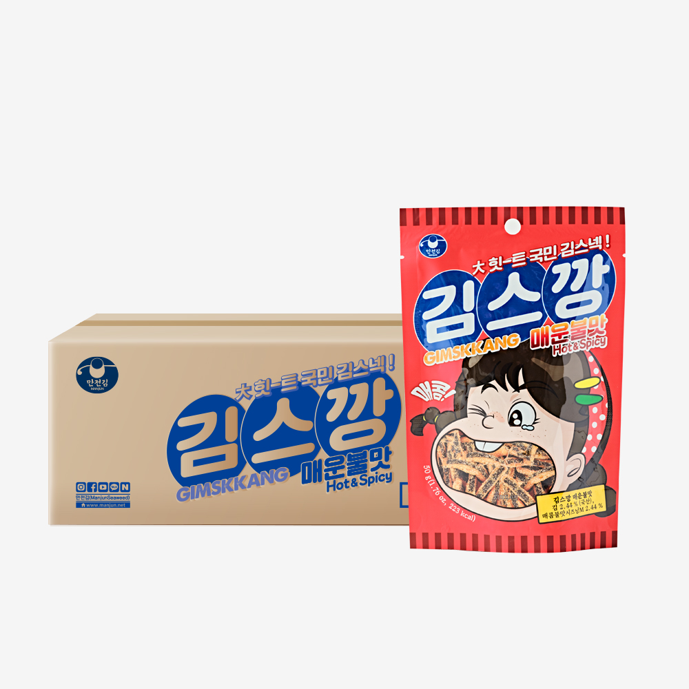 [대용량] 김스깡 매운불맛50g 1Box (30입)