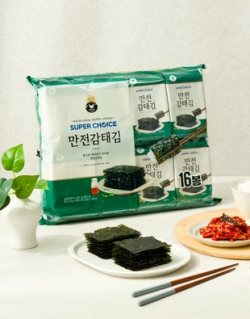 슈퍼초이스 만전감태김 도시락김4g x 16봉
