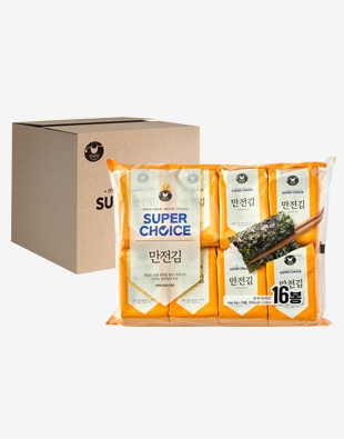 슈퍼초이스 만전김 도시락김4g x 16봉 1Box (14입)