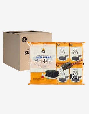 슈퍼초이스 만전김 도시락김4g x 16봉 1Box (14입)