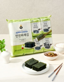 슈퍼초이스 만전파래김 도시락김4g x 16봉