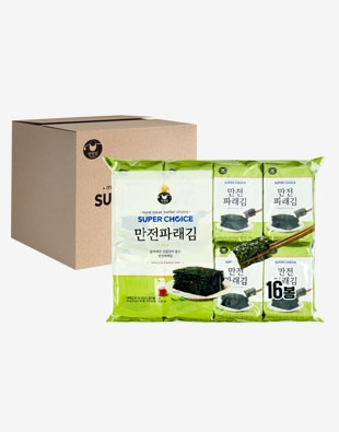슈퍼초이스 만전파래김 도시락김4g x 16봉 1Box (14입)