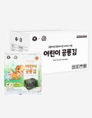 [대용량] 쥬라기월드 어린이 공룡김2g x 10봉 1Box (20입)