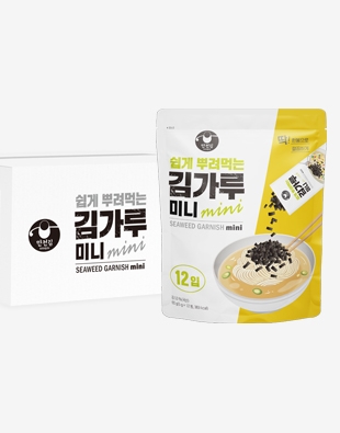 [대용량] 쉽게 뿌려먹는 김가루 미니5g x 12봉 (16입 BOX )