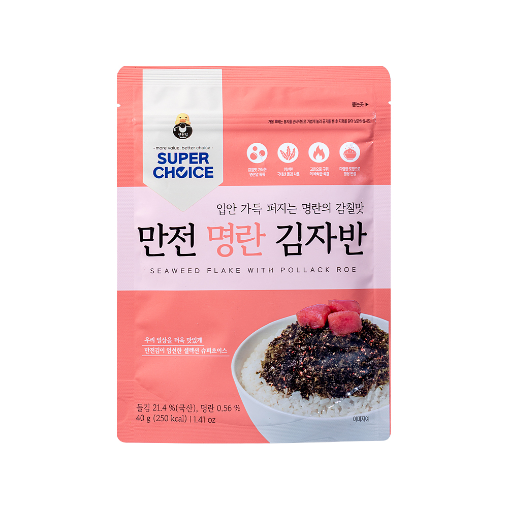 슈퍼초이스 만전 명란김자반 40g