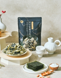 후라잉칩 블랙명인 찹쌀 김부각 70g 1Box (10입)