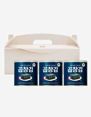 곱창김 조미 캔김 30g x 3입선물세트