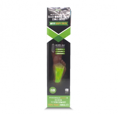 [국내산] 티에스 클린핏 발바닥 테이프 발가락 테이핑 족저근막테이프 6매