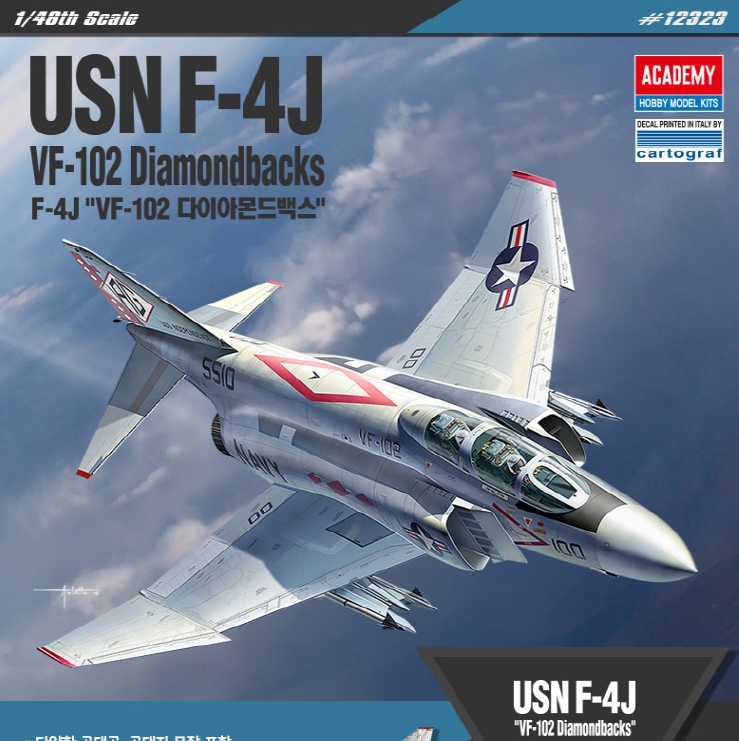 AC12323 1/48 USN F-4J VF-102 \"Diamondbacks\"
