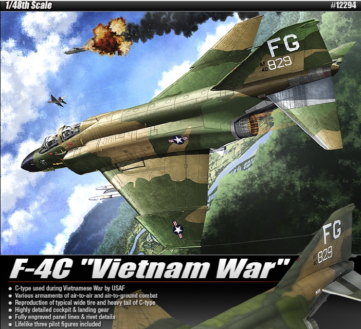 AC12294 1/48 USAF F-4C \"Vietnam War\"