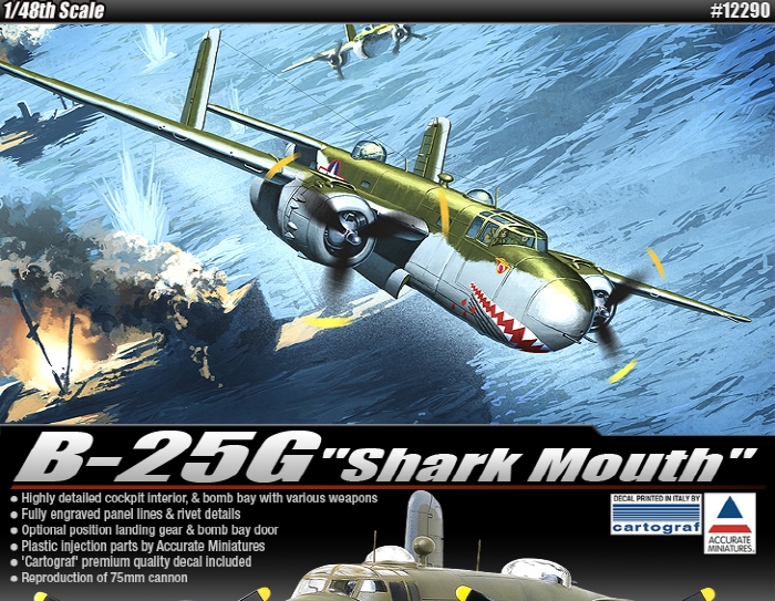 AC12290 1/48 B-25G Michell \"Shark Mouth\"