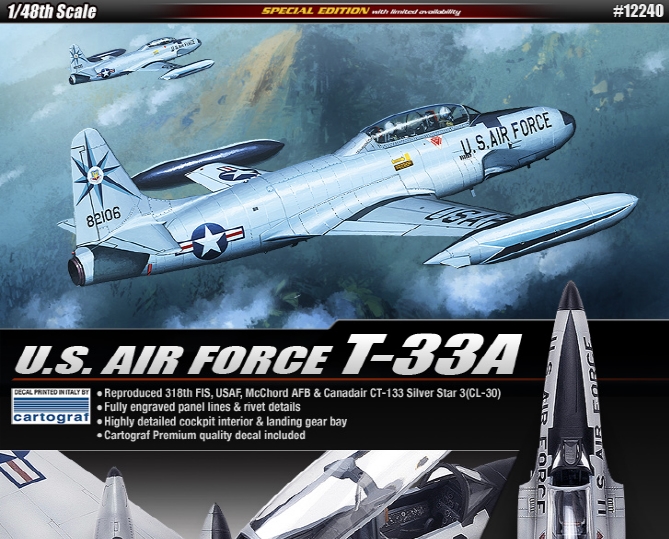 AC12240 1/48 USAF T-33A