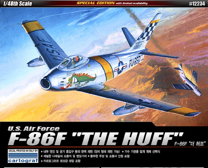 AC12234 1/48 USAF F-86F \"Huff\"