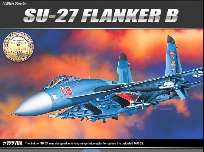 AC12270A 1/48 Su-27 \"Flanker B\"