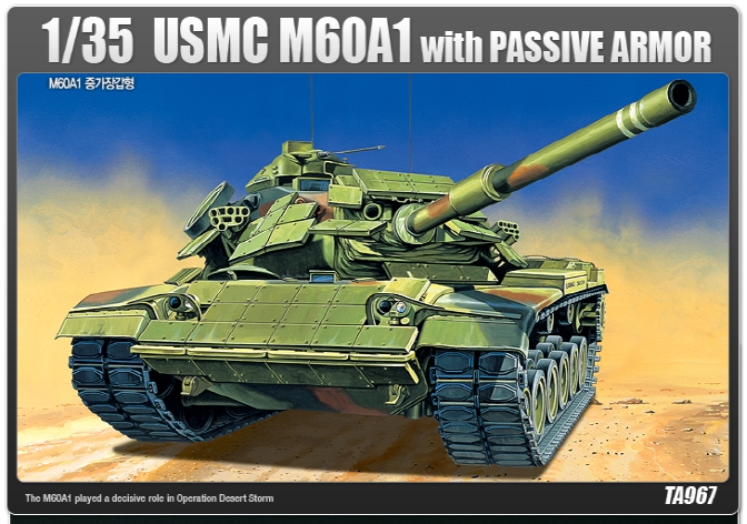 AC13271 1/35 US Army M60A1 \"Passive Armor\"(motorized)