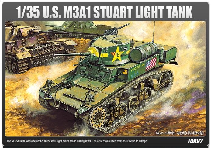 AC13269 1/35 US Army M3A1 \"Stuart\"