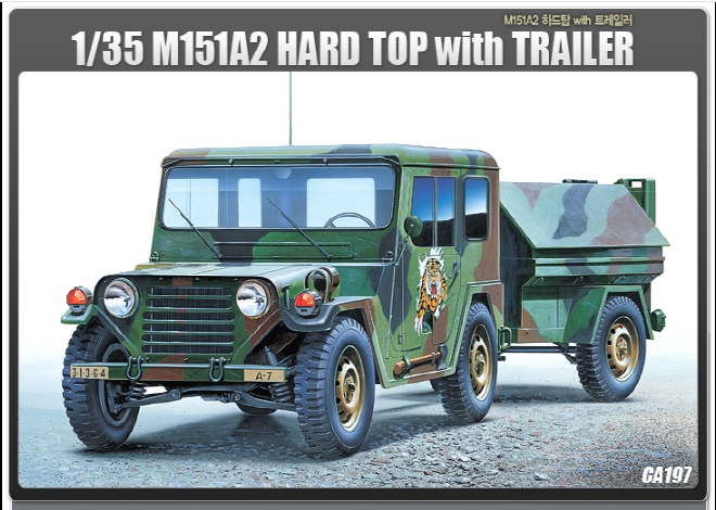 AC13012 1/35 M151A2 Hard Top w/Trailer