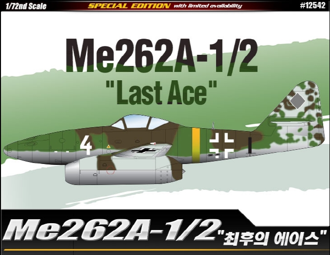 AC12542 1/72 Me262A-1/2 \"Last Ace\"