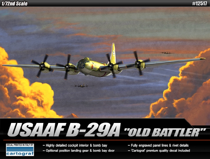 AC12517 1/72 USAAF B-29 \"Old Battler\"