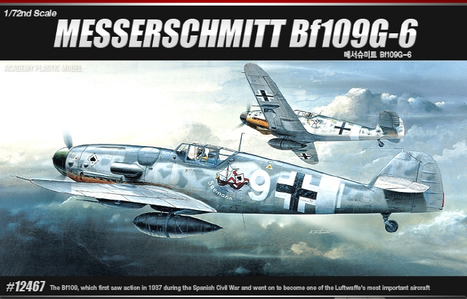 AC12467 1/72 MESSERSCHMITT BF109G-6