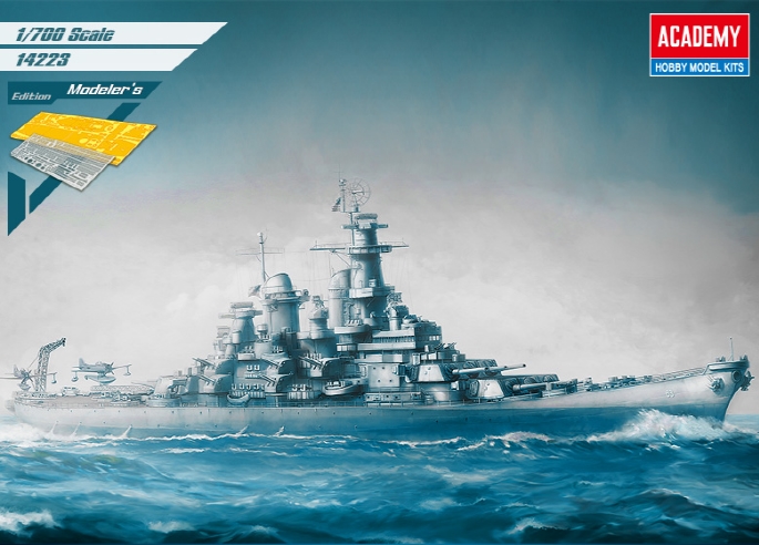 AC14223 1/700 USS BB-63 "Missouri" BB-63(Modeler)