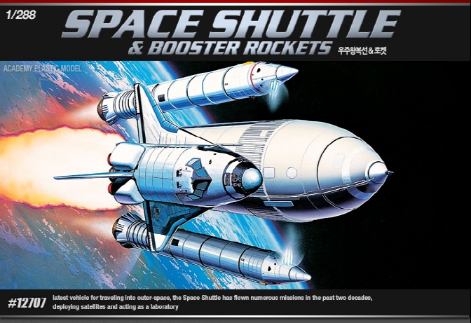 AC12707 1/288 Space Shuttle