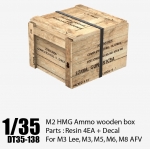 DT35138 1/35 WW2 U.S M3 37mm AT Gun 20 Rd Box for M3, LEE, M5/6/8