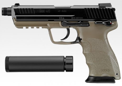 MARUI HK45 tactical TAN 핸드건